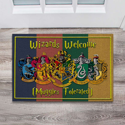 Wizards Welcome Muggles Tolerated The Magic World Doormat