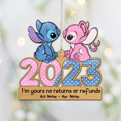 I’m Yours - Personalized Christmas Ohana Ornament