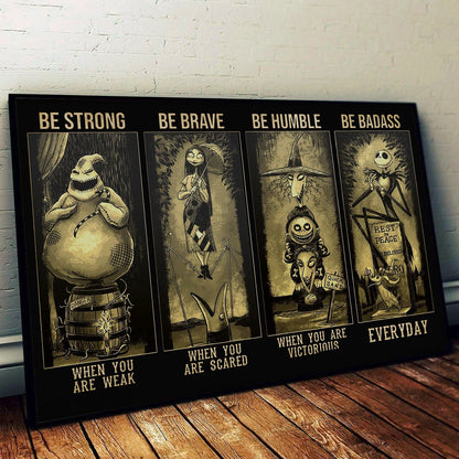 Be Badass Nightmare Canvas And Poster 0523