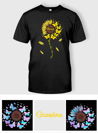 You Are My Sunshine - Gift for mom, grandma - Personalized T-shirt And Hoodie