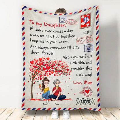 To My Daughter - Personalized Mother's Day Mother Blanket