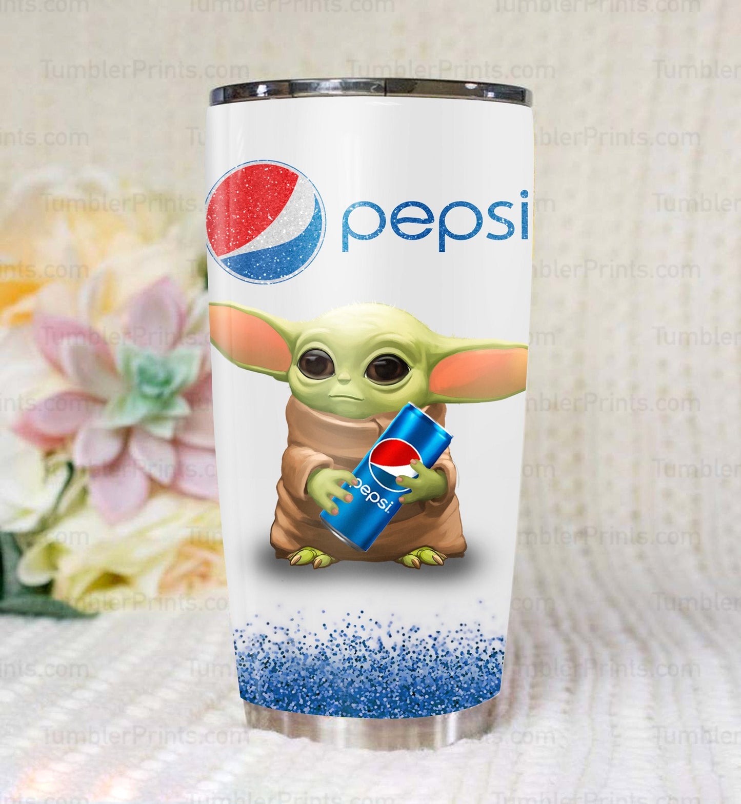 Cute Baby Blue Soft Drink Tumbler 0523