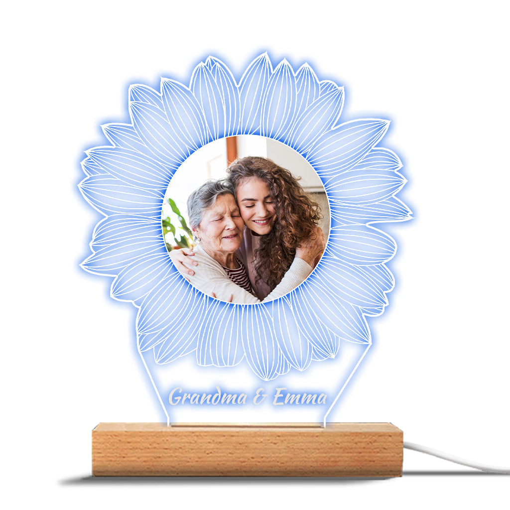 You Are My Sunshine - Gift for mom, grandma, sister, daughter, son, brother, grandpa, dad, wife, husband, friend - Personalized Shaped Plaque Light Base