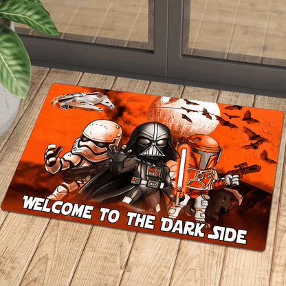 Welcome To The Dark Side The Force Doormat 0823