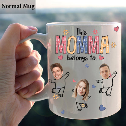 This Mommy/Grandma/Nana Belongs To - Personalized Mother Mug