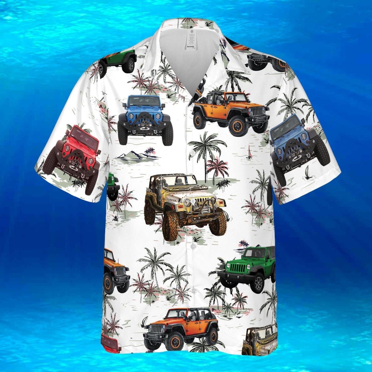 Coconut Trees Car Hawaiian Shirt 0523