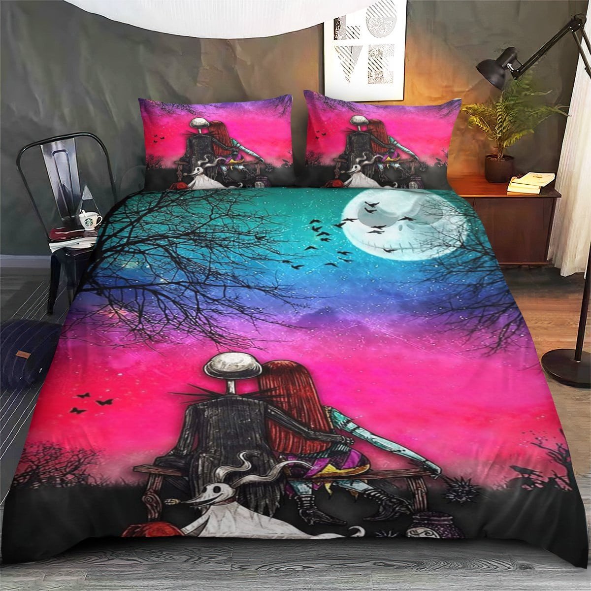 We're Simply Meant To Be Nightmare Bedding Set 0523