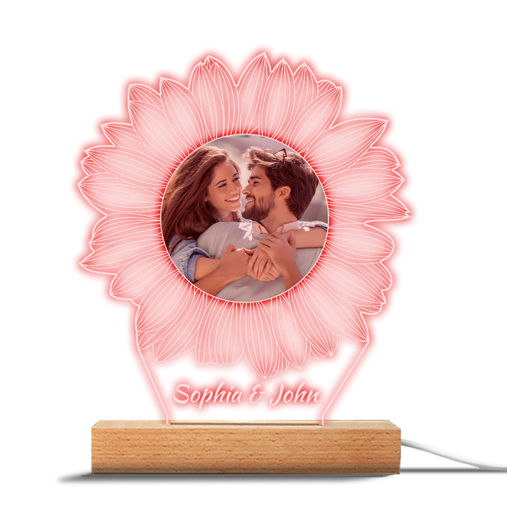 You Are My Sunshine - Gift for mom, grandma, sister, daughter, son, brother, grandpa, dad, wife, husband, friend - Personalized Shaped Plaque Light Base