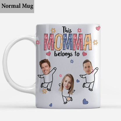 This Mommy/Grandma/Nana Belongs To - Personalized Mother Mug