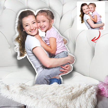 Custom Photo Humanoid - Personalized Mother Shaped Pillow