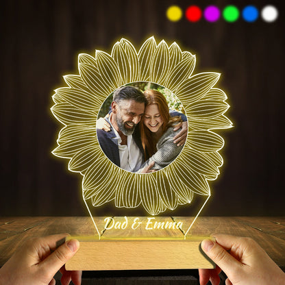 You Are My Sunshine - Gift for mom, grandma, sister, daughter, son, brother, grandpa, dad, wife, husband, friend - Personalized Shaped Plaque Light Base