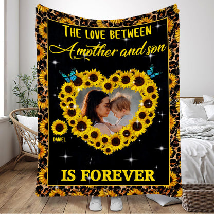 Whenever You Touch This Heart - Gift for mom, wife - Personalized Blanket