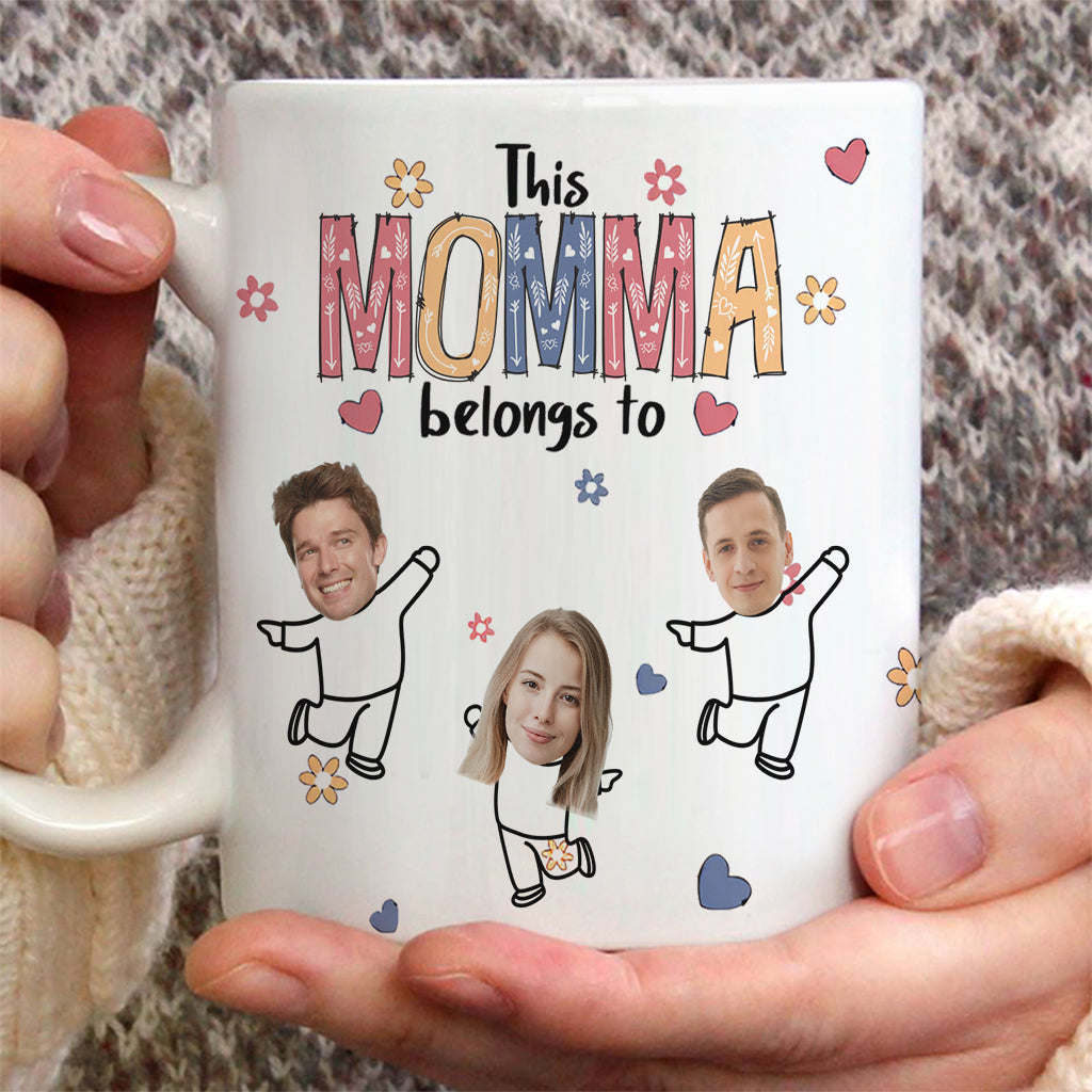 This Mommy/Grandma/Nana Belongs To - Personalized Mother Mug