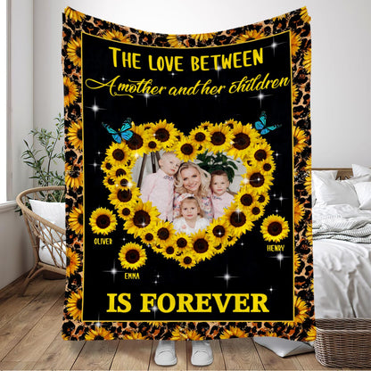 Whenever You Touch This Heart - Gift for mom, wife - Personalized Blanket