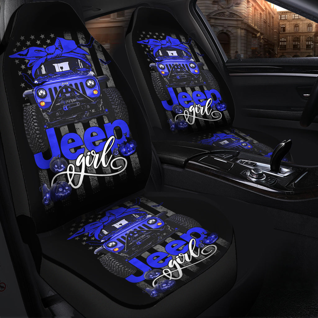 American Flag Blue Girl Car Seat covers 0523