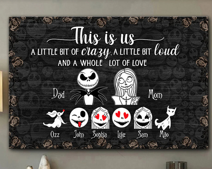 This Is Us - Personalized Nightmare Canvas And Poster