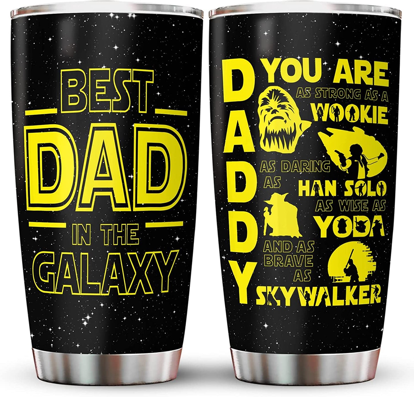 Best Dad In The Galaxy The Force Tumbler 0523