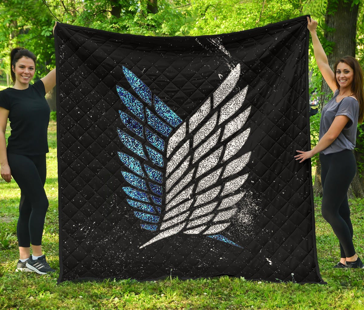 Wings Of Freedom Giants War Quilt 0523