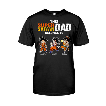 This Super Dad Belongs To - Personalized Seven Balls T-shirt And Hoodie