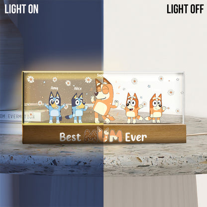 Best Family Ever - Personalized Mother Custom LED Night Light