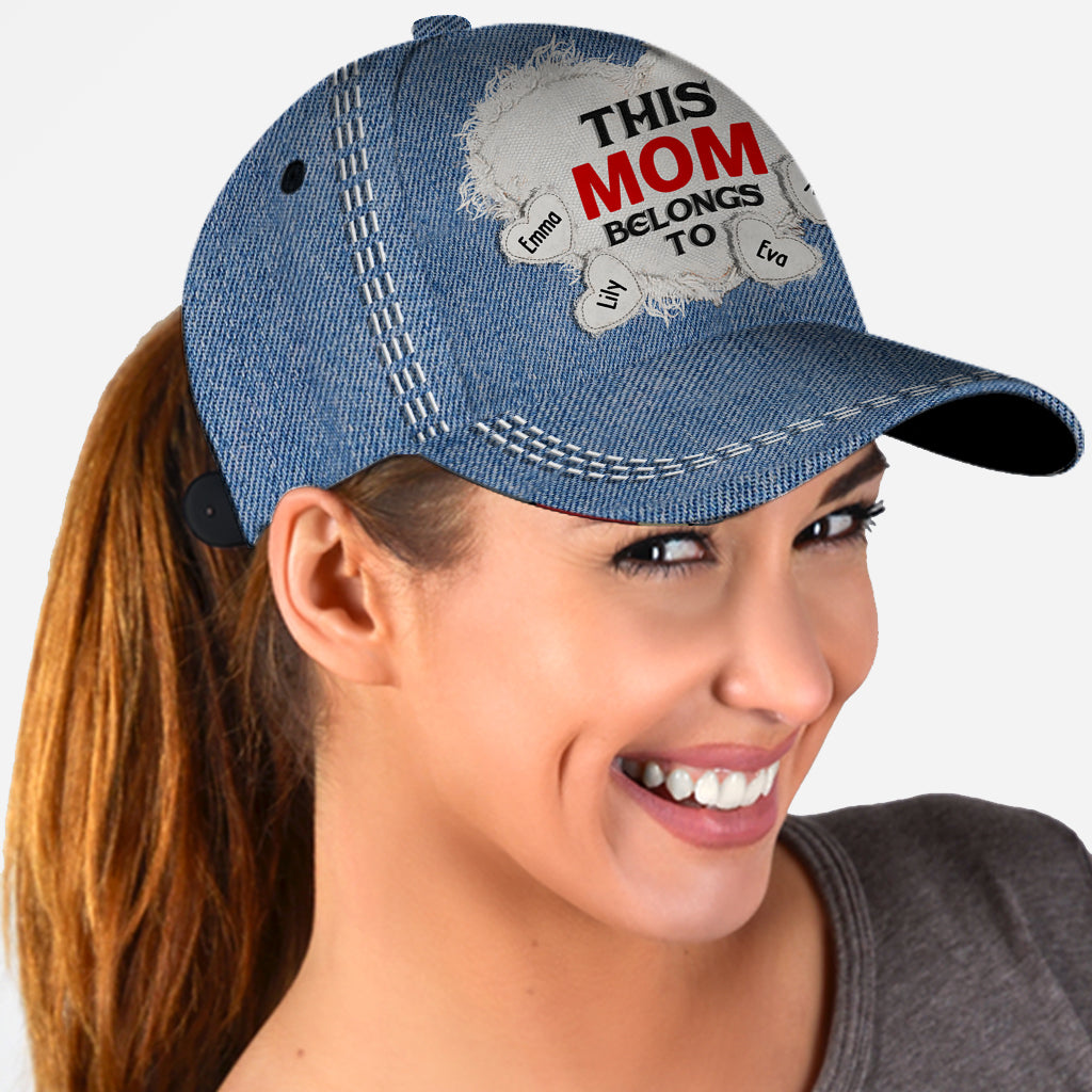 This Mom Belongs To - Personalized Mother Classic Cap