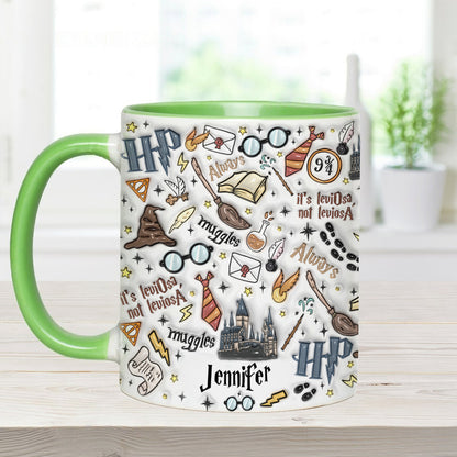 Wizard Magic - Personalized The Magic World Accent Mug