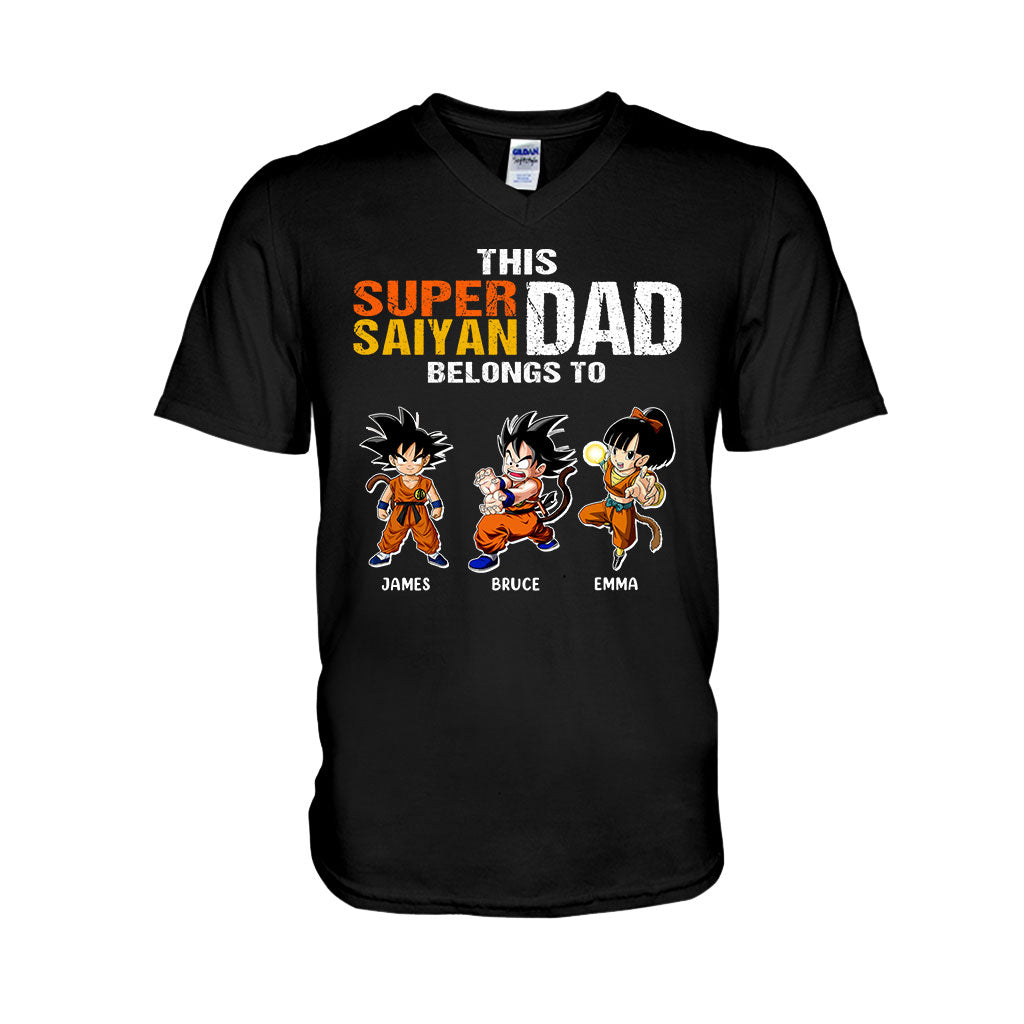 This Super Dad Belongs To - Personalized Seven Balls T-shirt And Hoodie