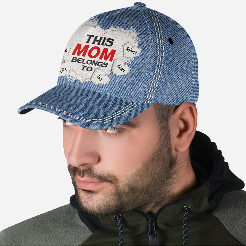 This Mom Belongs To - Personalized Mother Classic Cap