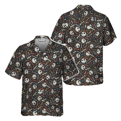 Bones Pattern Nightmare Hawaiian Shirt 0523