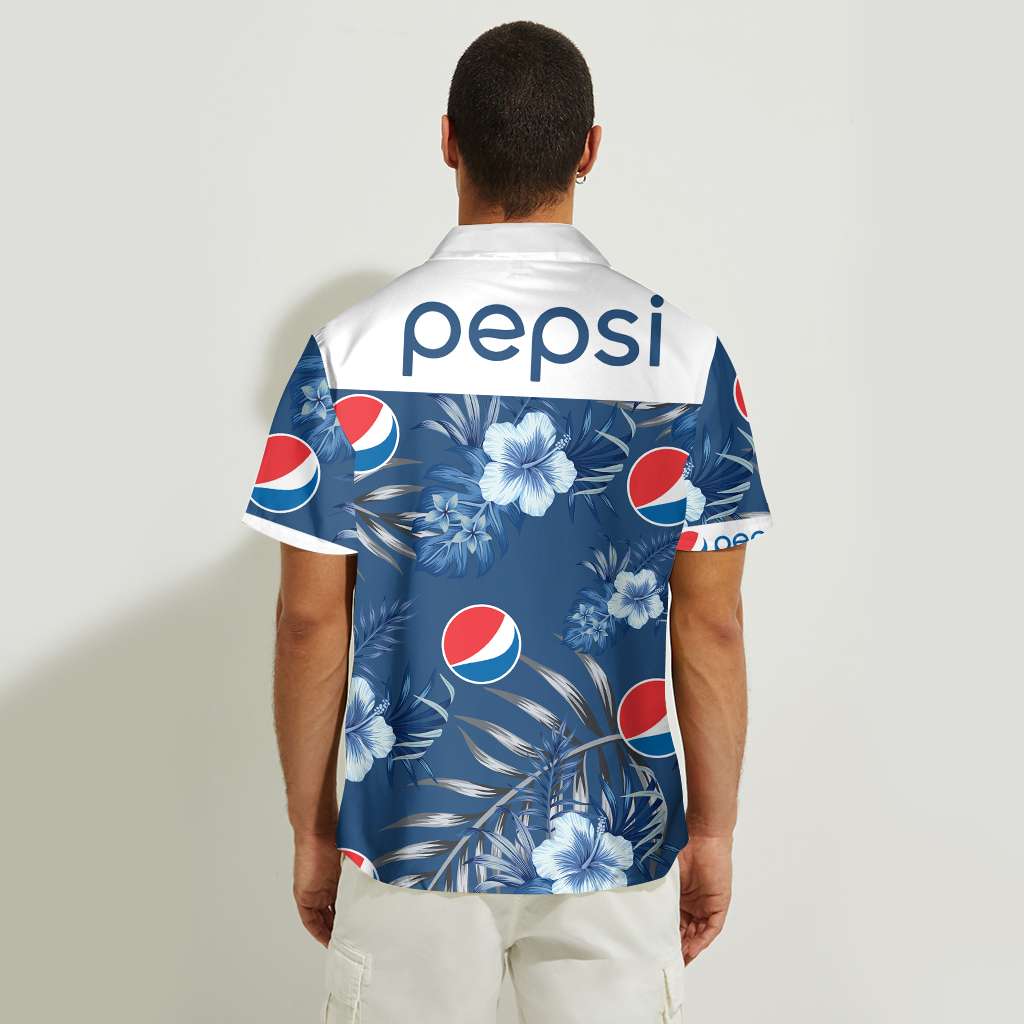 Tropical - Blue Soft Drink Hawaiian Shirt 0323