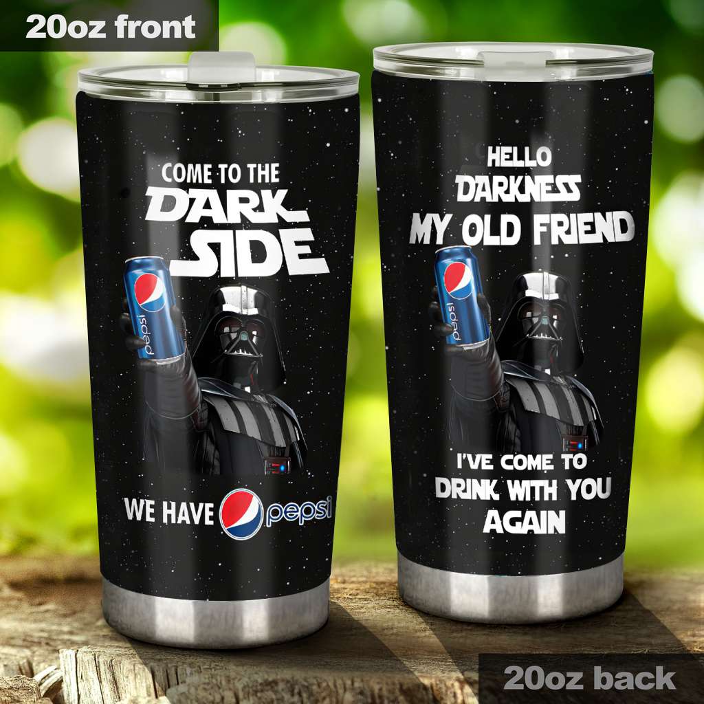 Come To The Dark Side - Blue Soft Drink Tumbler 0323