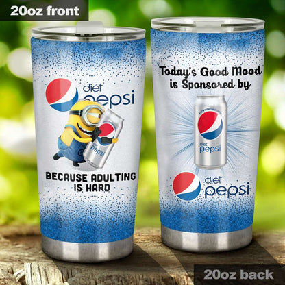 Today's Good Mood - Blue Soft Drink Tumbler 0323