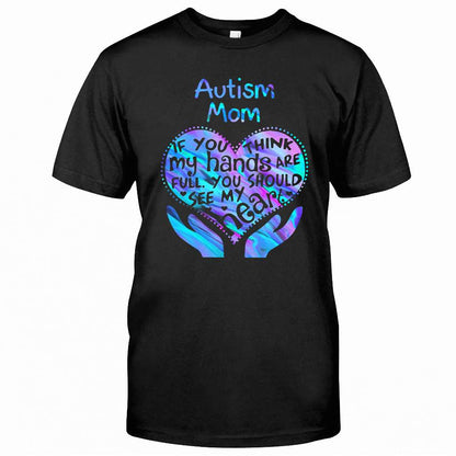 Autism Mom You Should See My Heart - Autism Awareness T-shirt and Hoodie 0520