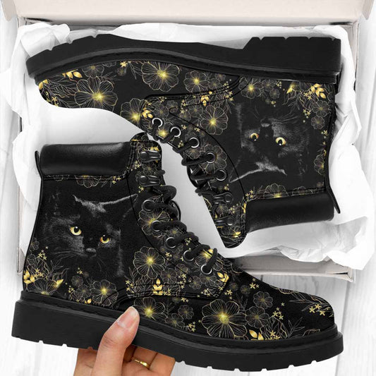 Black Cat Floral Black Cat All Season Boots 0622