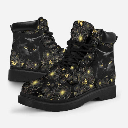 Black Cat Floral Black Cat All Season Boots 0622