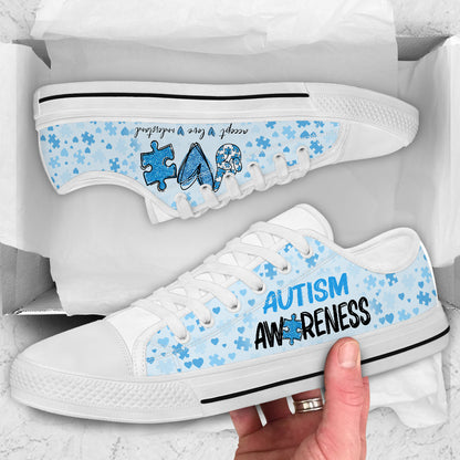 Accept Love Understand Autism Awareness Low Top Shoes 0622