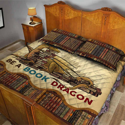 Book Dragon Dragon Quilt Set 0622