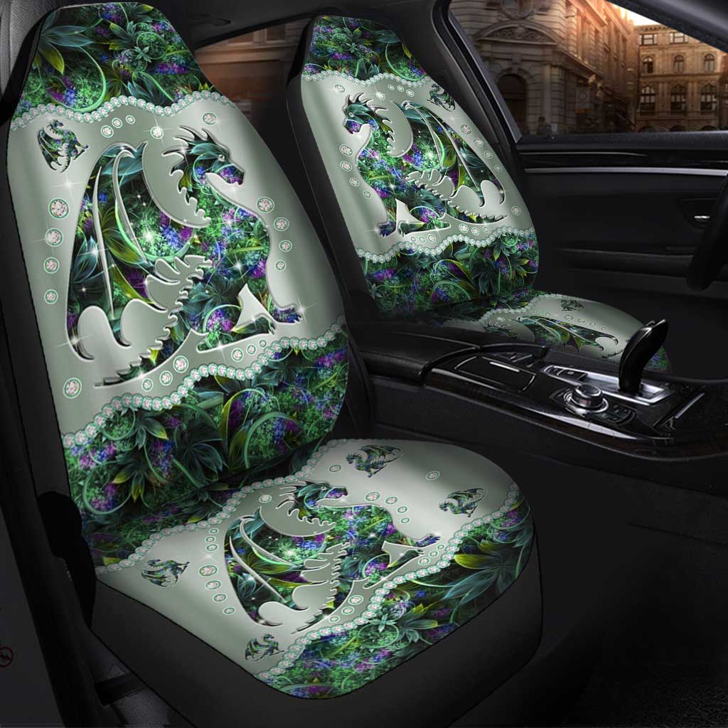 Dragon Metal Pattern Print Dragon Seat Covers 0622