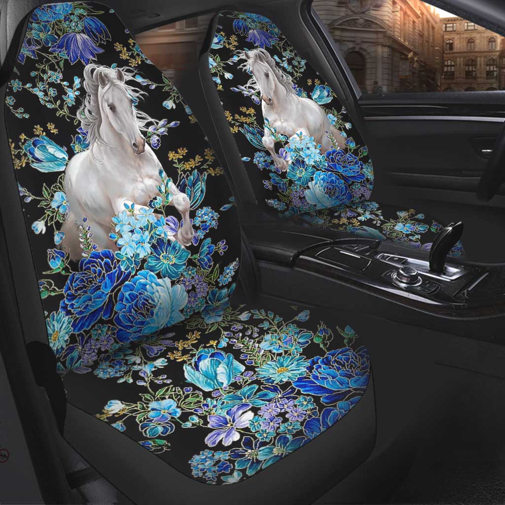 White Horse Horse Seat Covers 0622