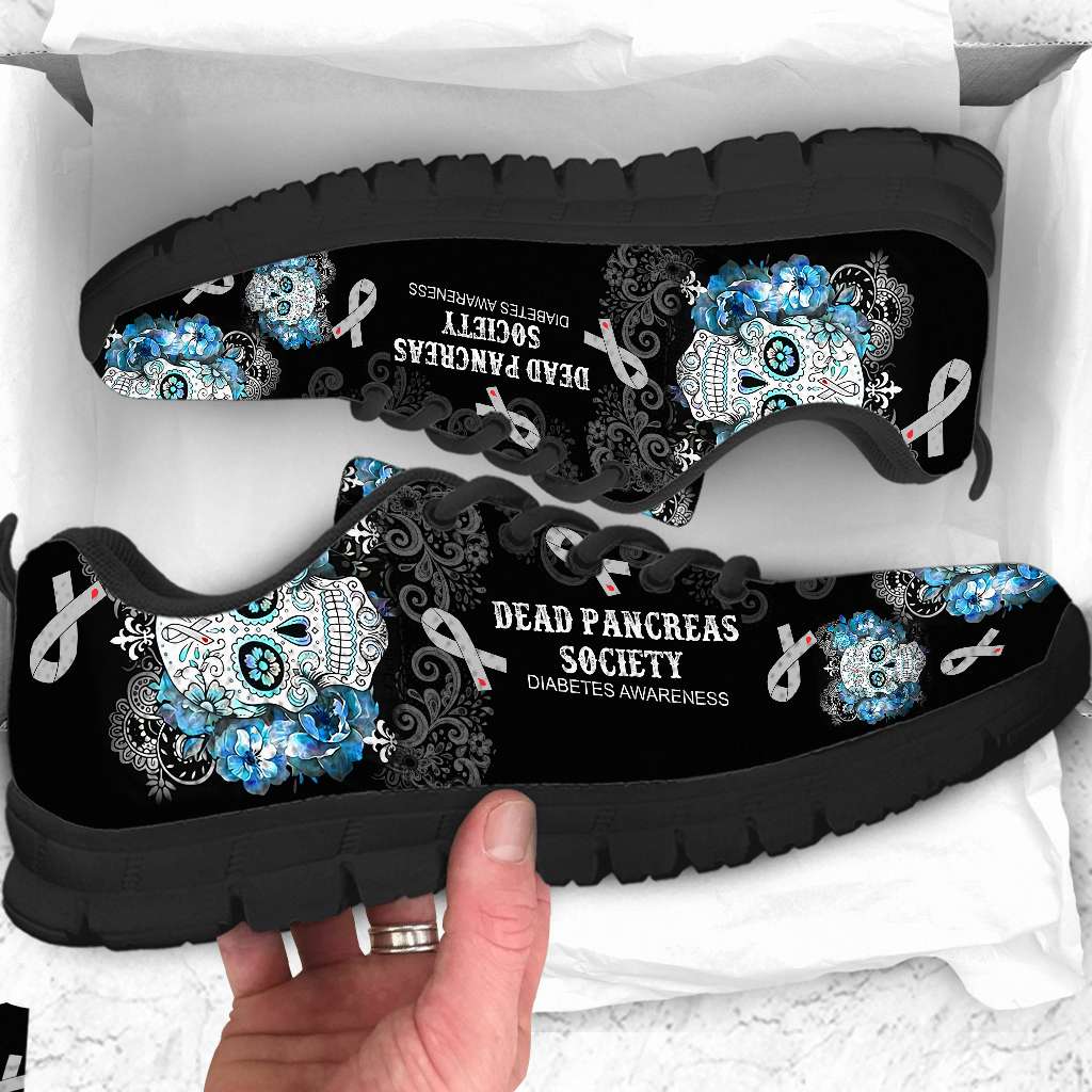 Dead Pancreas Society Diabetes Awareness Sneakers 0622