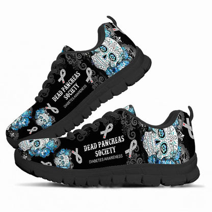 Dead Pancreas Society Diabetes Awareness Sneakers 0622