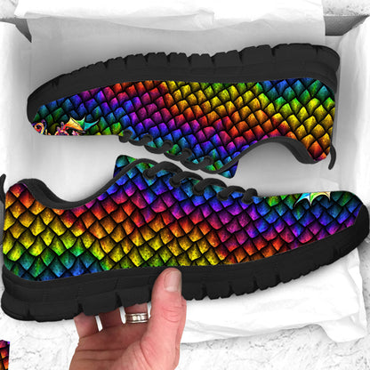 Colorful Dragon Scales Dragon Sneakers 0622