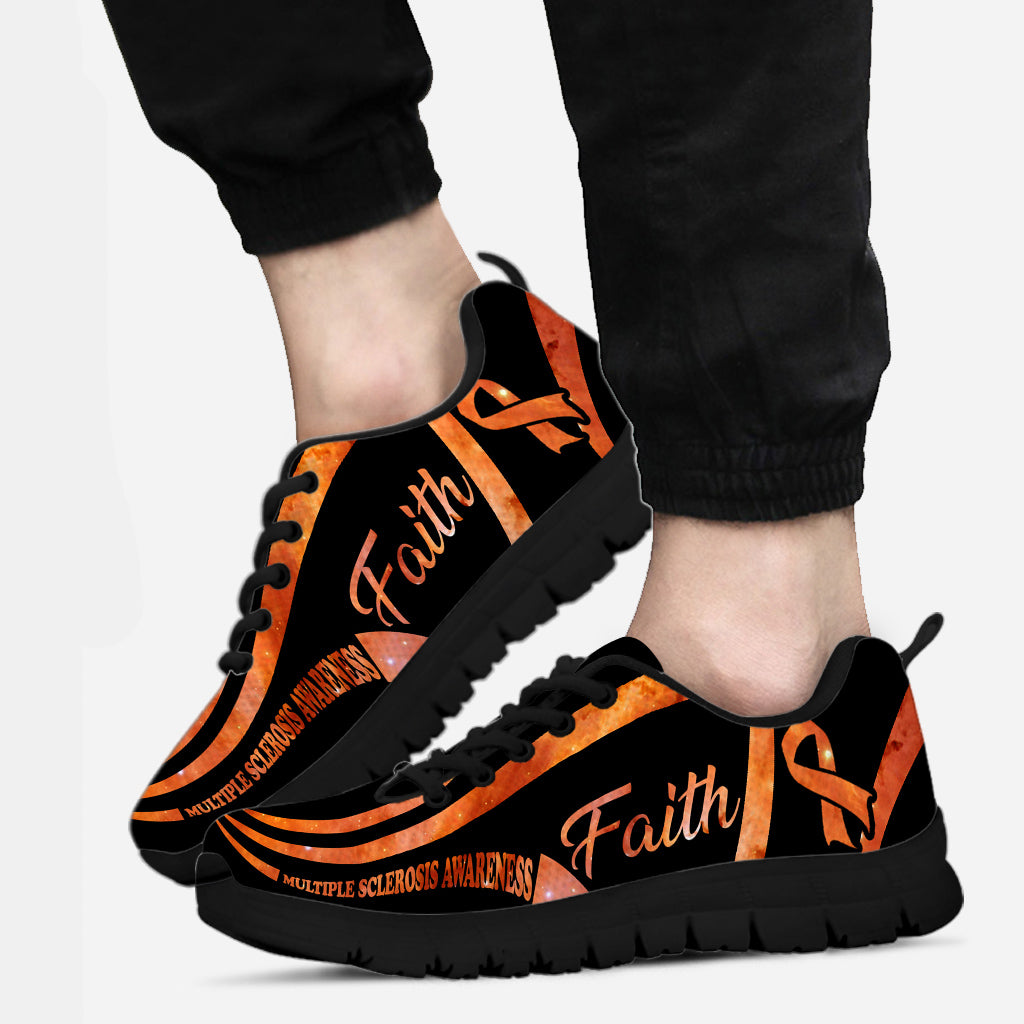 Walk In Faith Multiple Sclerosis Awareness Sneakers 0622