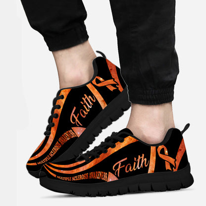 Walk In Faith Multiple Sclerosis Awareness Sneakers 0622