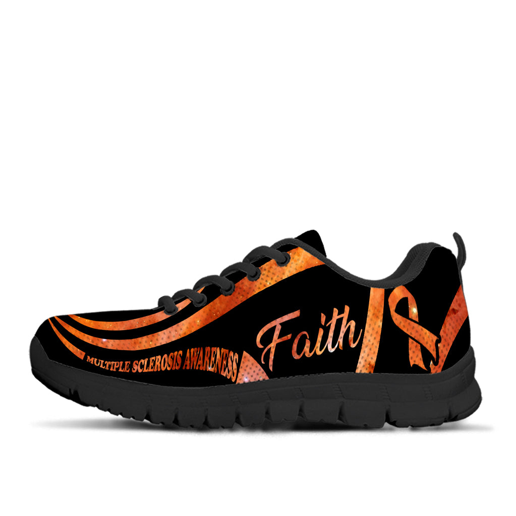 Walk In Faith Multiple Sclerosis Awareness Sneakers 0622