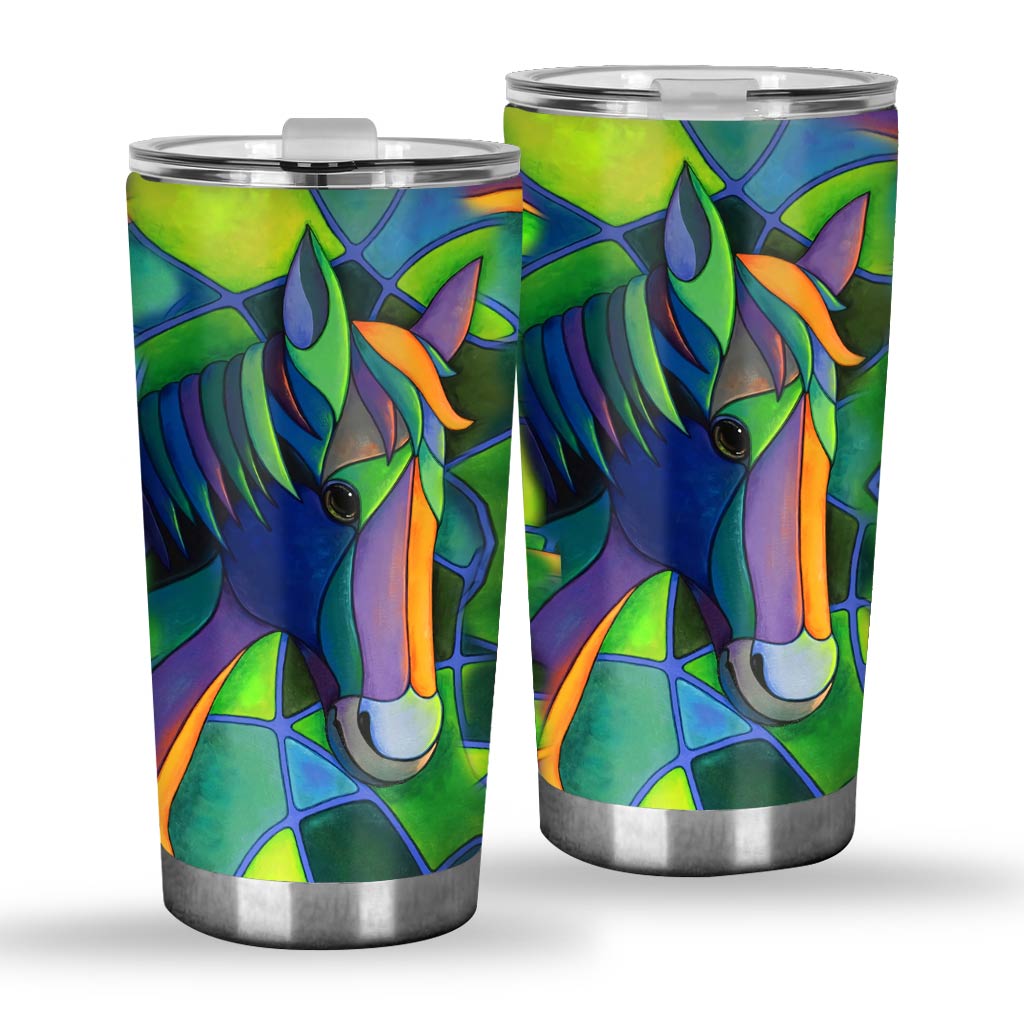 Colorful Horse Horse Tumbler 0622