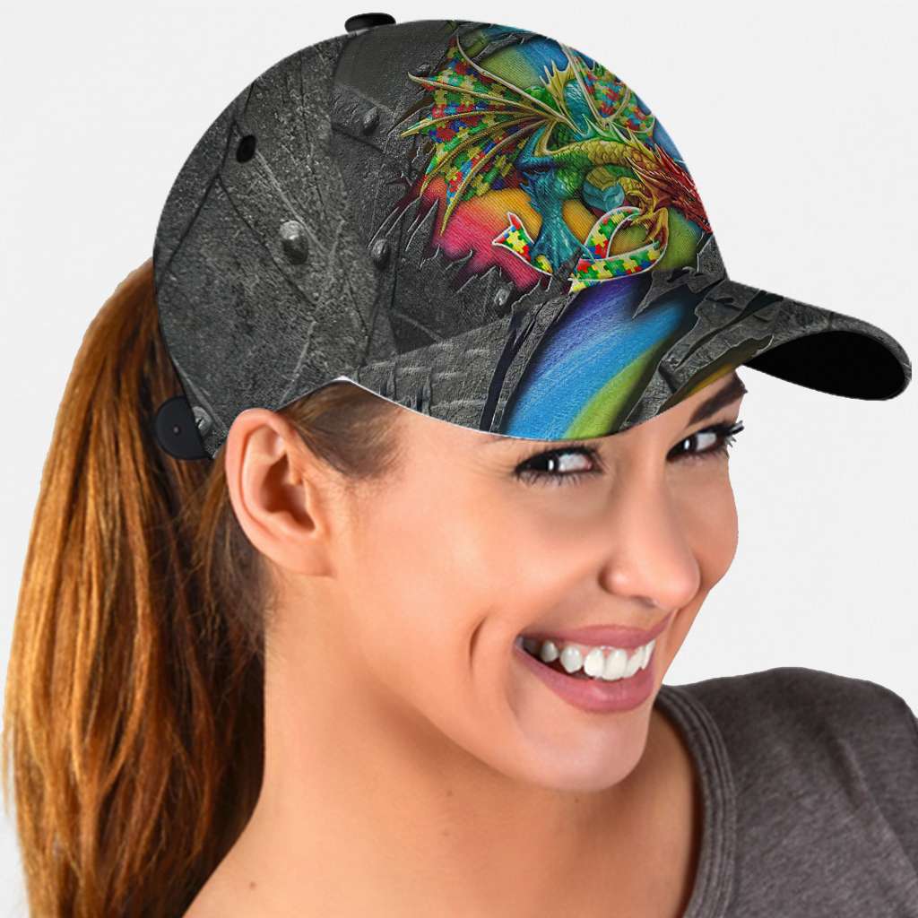 Autism Dragon Unique - Autism Awareness Classic Cap 0921