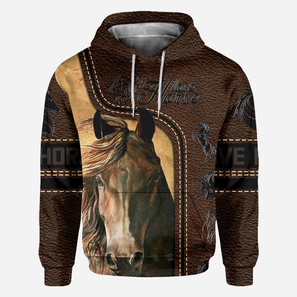 Brown Horse Lover - All Over T-shirt and Hoodie 0921