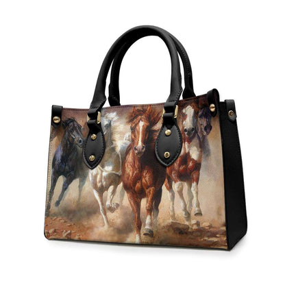 Wild Horses - Horse Leather Handbag 0921