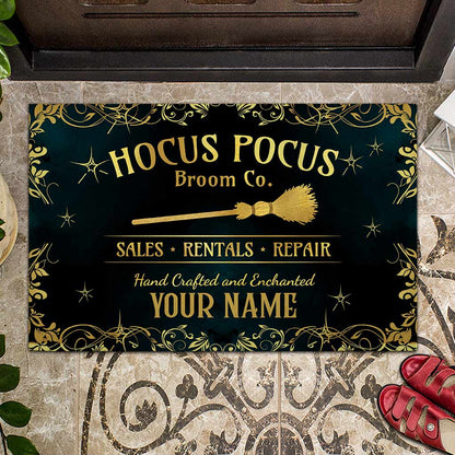 Witch Hocus Pocus Personalized Doormat